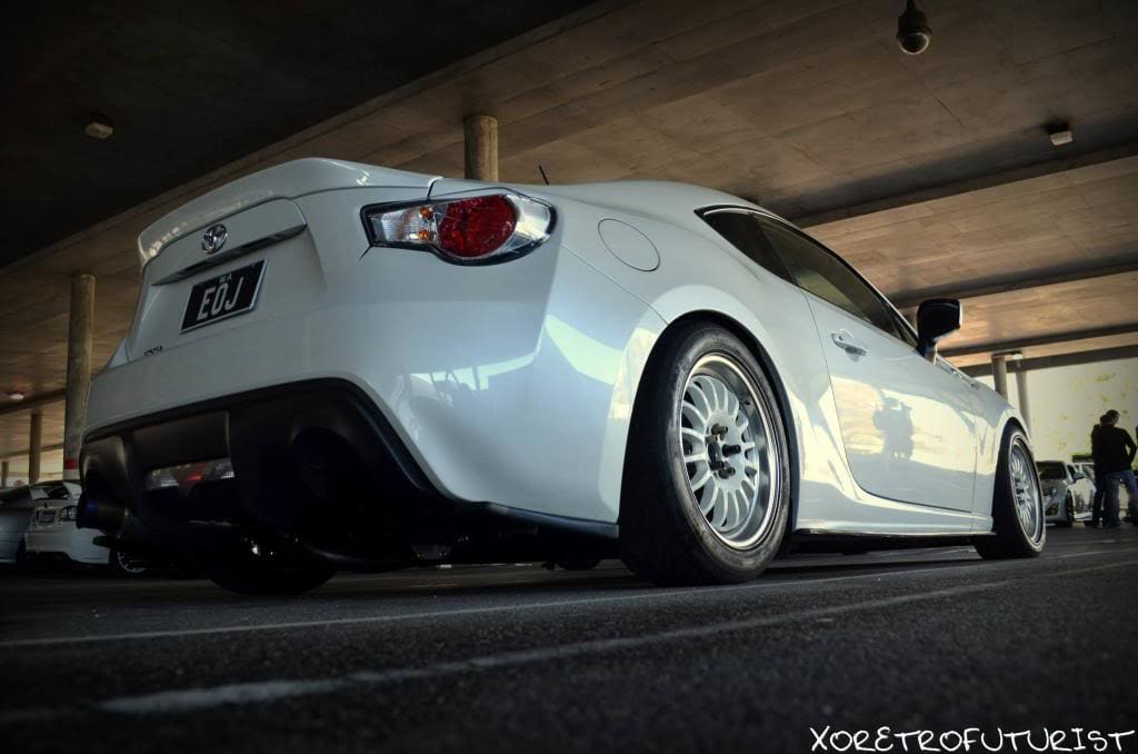 2013 Subaru BRZ with 16x7 Sprint Hart CP-R wheels