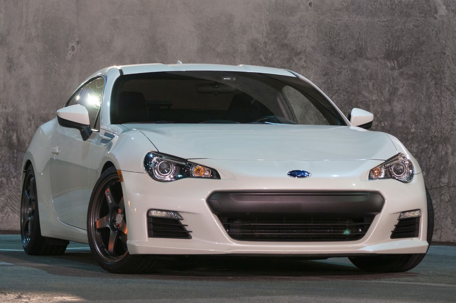 2013 Subaru BRZ with 18x8.5 SSR GT F01 wheels