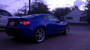 2013 Subaru BRZ with 19x8 SSR Type-C H wheels