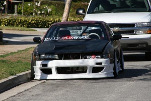 1989 Nissan S13 with 17x9 Falken Hanabi wheels