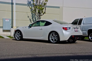 2013 Subaru BRZ with 18x7.5 SSR Type C-RS wheels