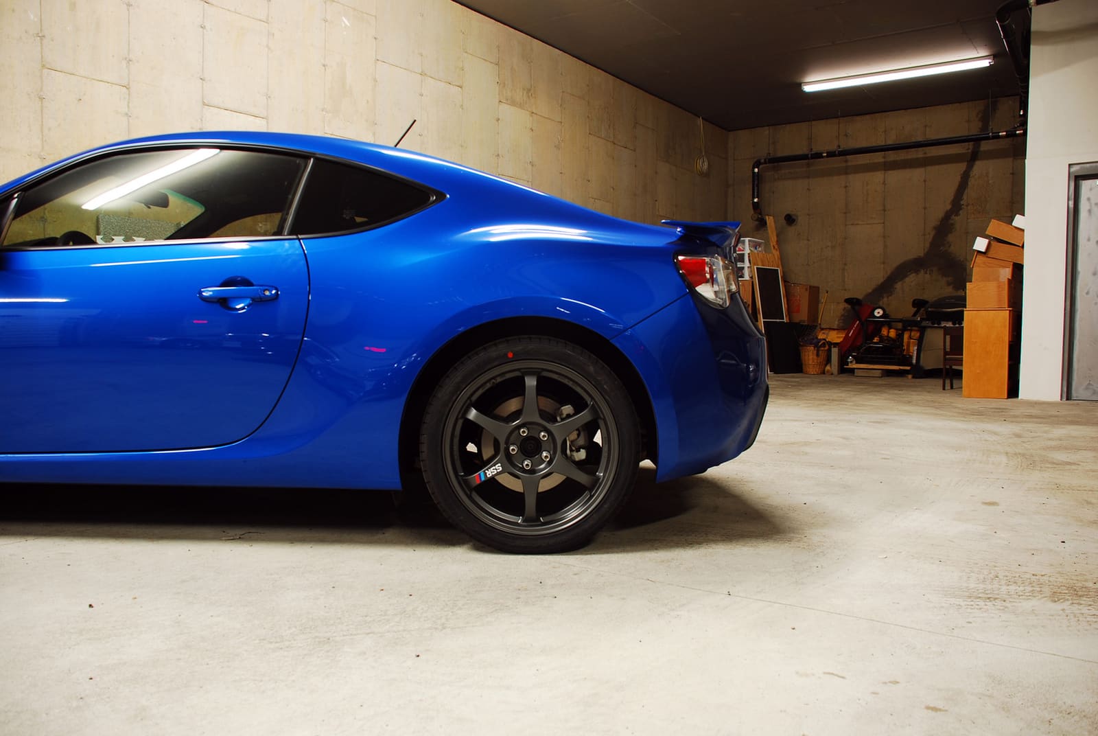 2013 Subaru BRZ with 18x7.5 SSR Type C wheels