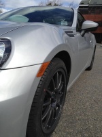 2013 Subaru BRZ with 17x7 Team Dynamics Pro Race 1 wheels