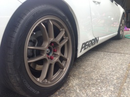 2013 Subaru BRZ with 17x7 Tenzo DC-5 wheels