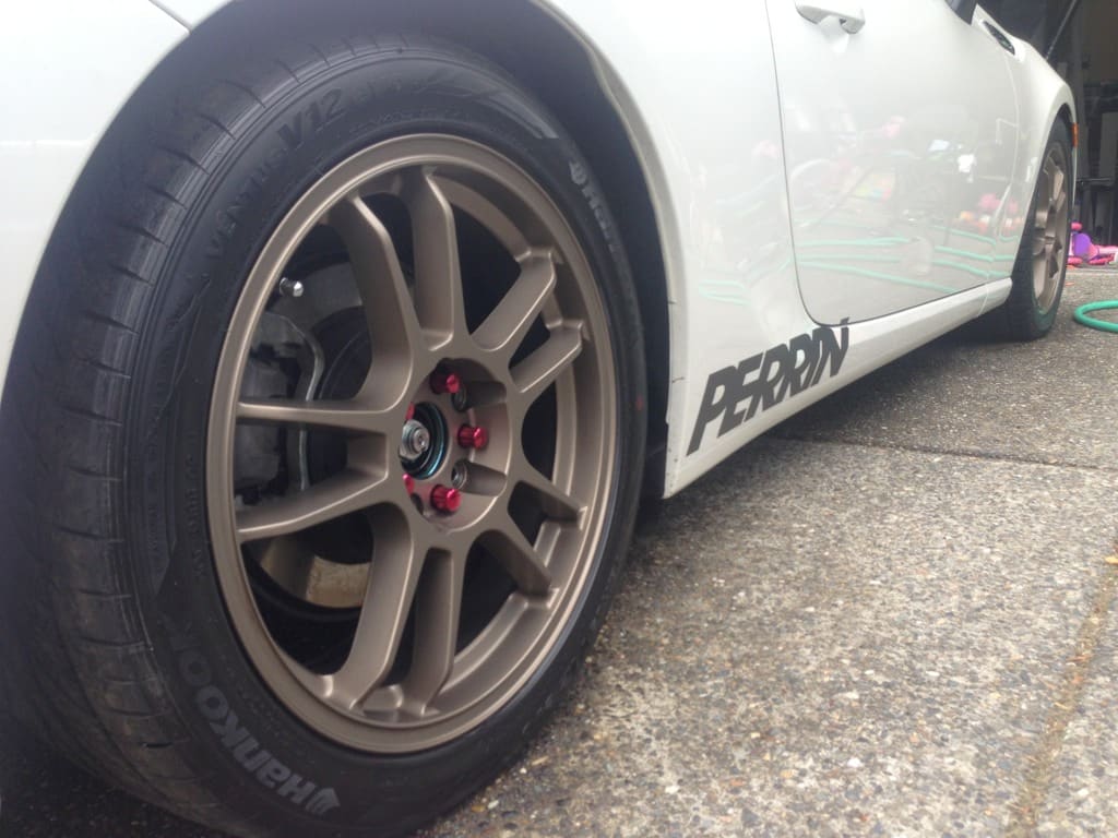 2013 Subaru BRZ with 17x7 Tenzo DC-5 wheels