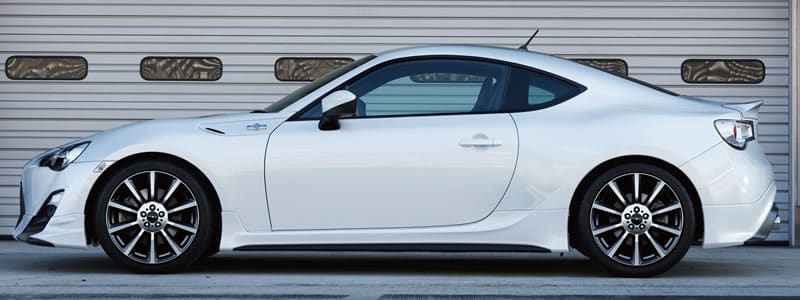 2013 Subaru BRZ with 18x7.5 TRD TF6 wheels