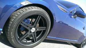 2013 Subaru BRZ with 18x8 TSW Mirabeau wheels