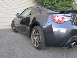 2013 Subaru BRZ with 17x8 TSW Nurburgring wheels