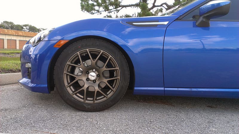 2013 Subaru BRZ with 17x8 TSW Nurburgring wheels