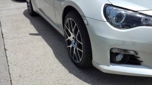 2013 Subaru BRZ with 18x8 TSW Nurburgring wheels