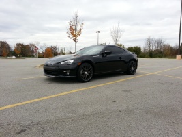 2013 Subaru BRZ with 18x8 TSW Nurburgring wheels