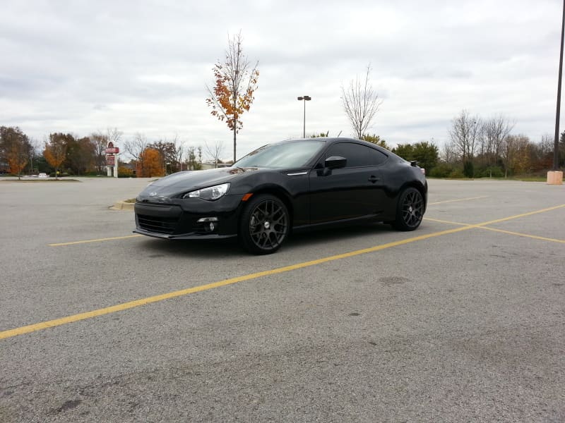 2013 Subaru BRZ with 18x8 TSW Nurburgring wheels