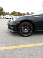 2013 Subaru BRZ with 18x8 TSW Nurburgring wheels