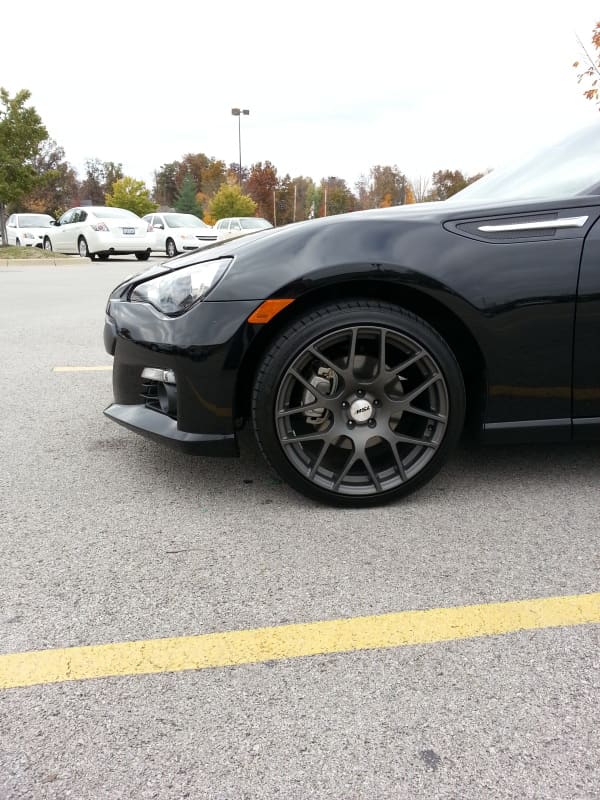 2013 Subaru BRZ with 18x8 TSW Nurburgring wheels