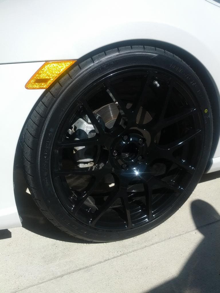 2013 Subaru BRZ with 19x8 TSW Nurburgring wheels
