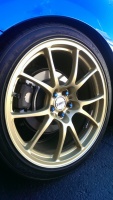 2013 Subaru BRZ with 18x9.5 TWS T66-F wheels