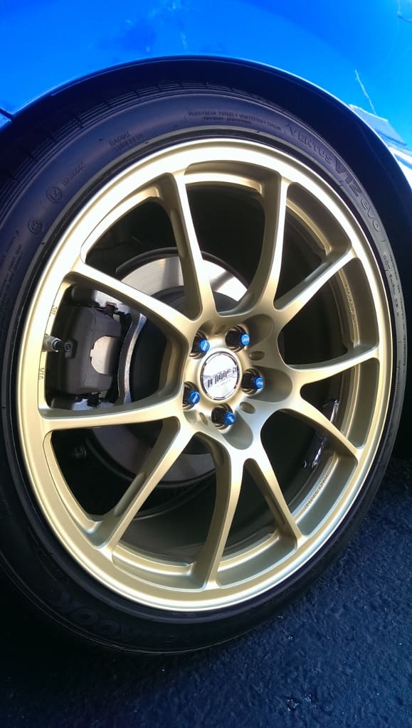 2013 Subaru BRZ with 18x9.5 TWS T66-F wheels