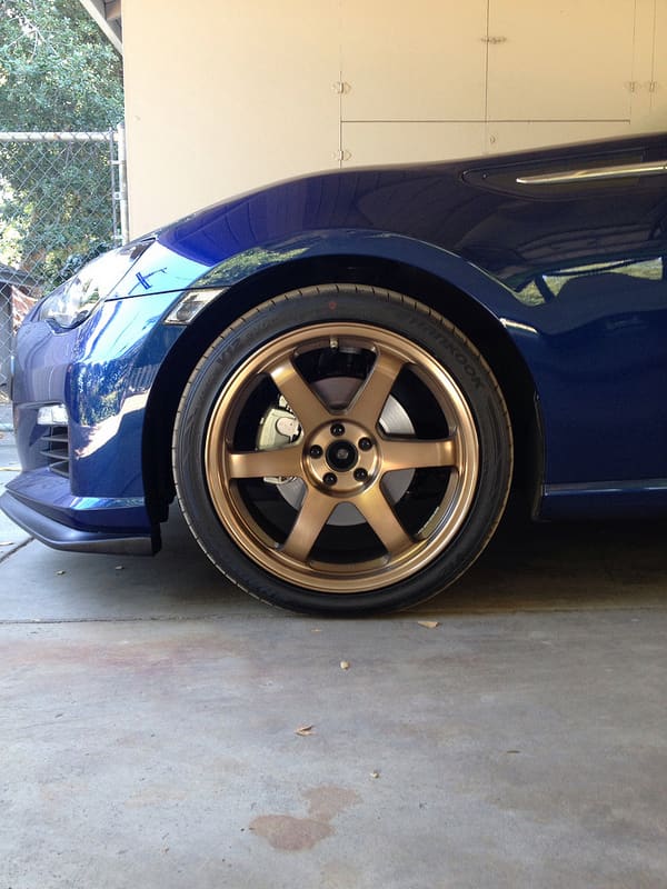 2013 Subaru BRZ with 18x8.5 Varrstoen ES221 wheels