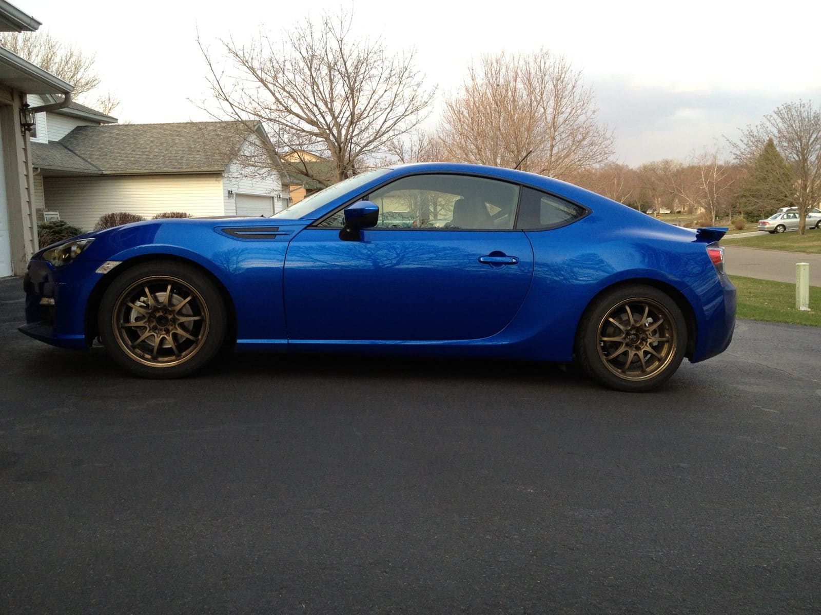 2013 Subaru BRZ with 17x7.5 Volk Racing CE28 wheels