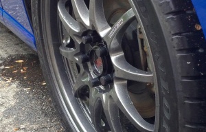 2013 Subaru BRZ with Volk Racing CE28 wheels