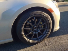 2013 Subaru BRZ with 17x9 Volk Racing CE28N wheels