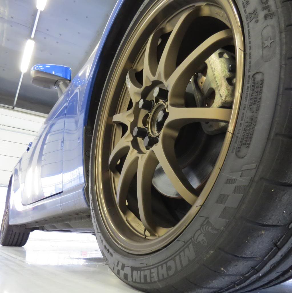 2013 Subaru BRZ with 18x7.5 Volk Racing CE28 wheels