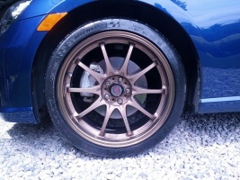 2013 Subaru BRZ with 18x8.5 Volk Racing CE28N wheels