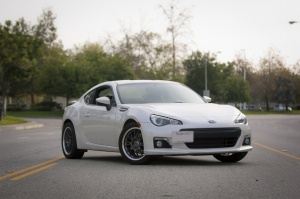 2014 Subaru BRZ with 17x7.5 Volk Racing LE37K wheels
