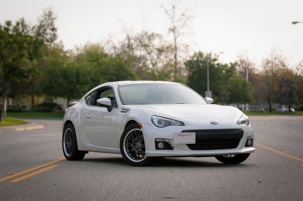 2014 Subaru BRZ with 17x7.5 Volk Racing LE37K wheels
