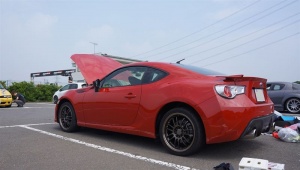 2013 Subaru BRZ with 17x7.5 Volk Racing RE30 wheels