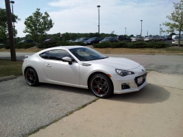 2013 Subaru BRZ with 18x9 Volk Racing TE37 wheels