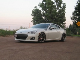2013 Subaru BRZ with 18x9 Volk Racing TE37 wheels