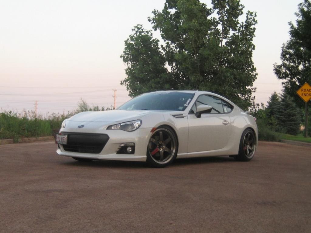 2013 Subaru BRZ with 18x9 Volk Racing TE37 wheels
