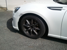 2013 Subaru BRZ with 17x7 Watanabe F8 wheels