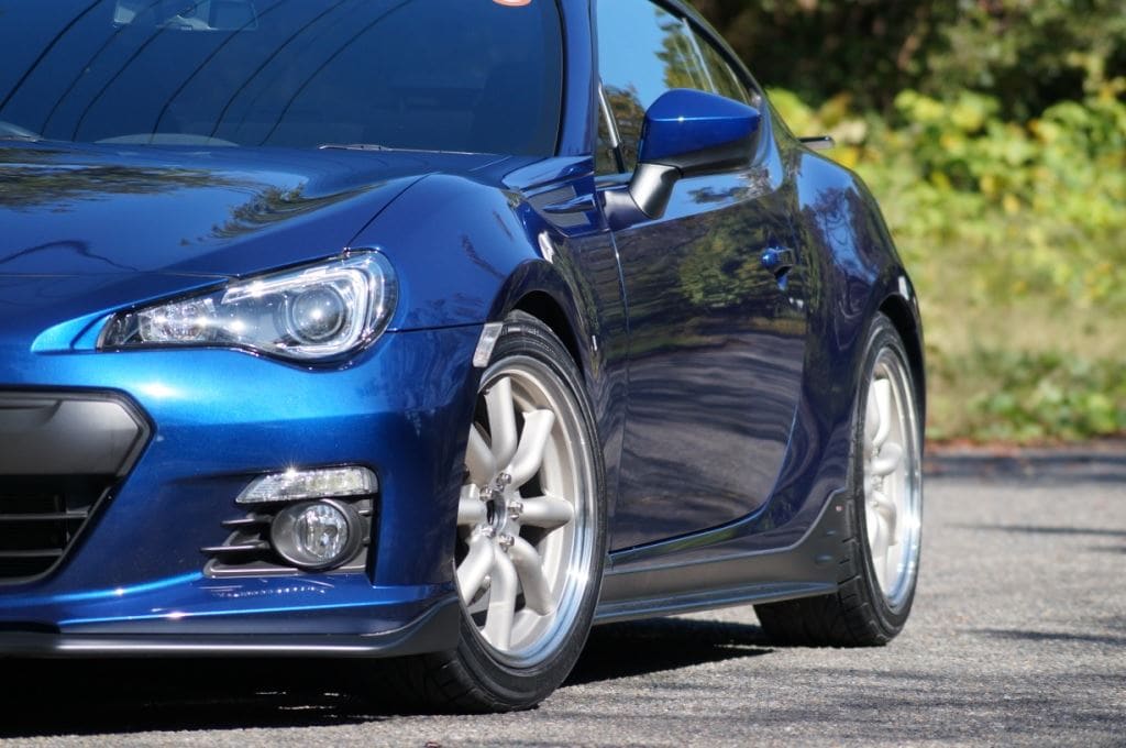 2013 Subaru BRZ with 17x8 Watanabe F8 wheels