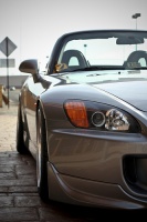 2001 Honda S2000 with 17x8 work work meister s1 2pc wheels