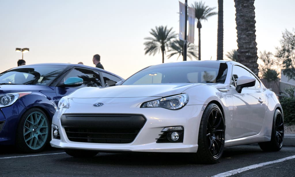 2013 Subaru BRZ with 18x9.5 WedsSport SA-10R wheels