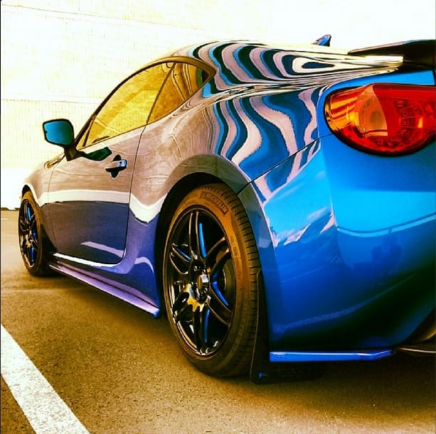 2013 Subaru BRZ with 17x7.5 WedsSport SA-60M wheels