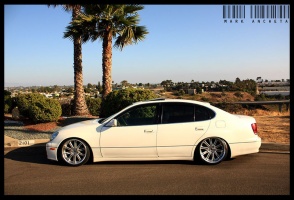 2000 Lexus GS 400 with 19x9 Work Varianza Schwert SC1 wheels