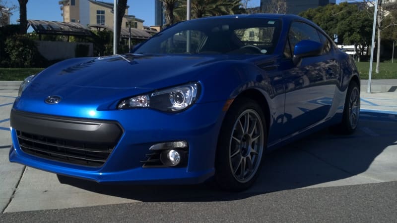 2013 Subaru BRZ with 17x8 WedsSport TC105N wheels