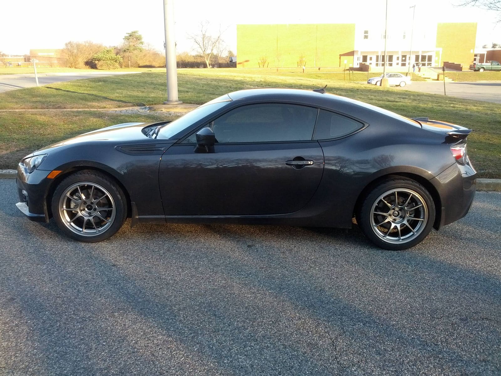 2013 Subaru BRZ with 17x8 WedsSport TC105N wheels