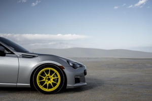 2014 Subaru BRZ with WedsSport TC105N wheels
