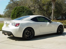 2013 Subaru BRZ with 18x8.5 WedsSport TC105N wheels