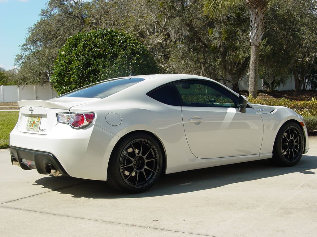2013 Subaru BRZ with 18x8.5 WedsSport TC105N wheels