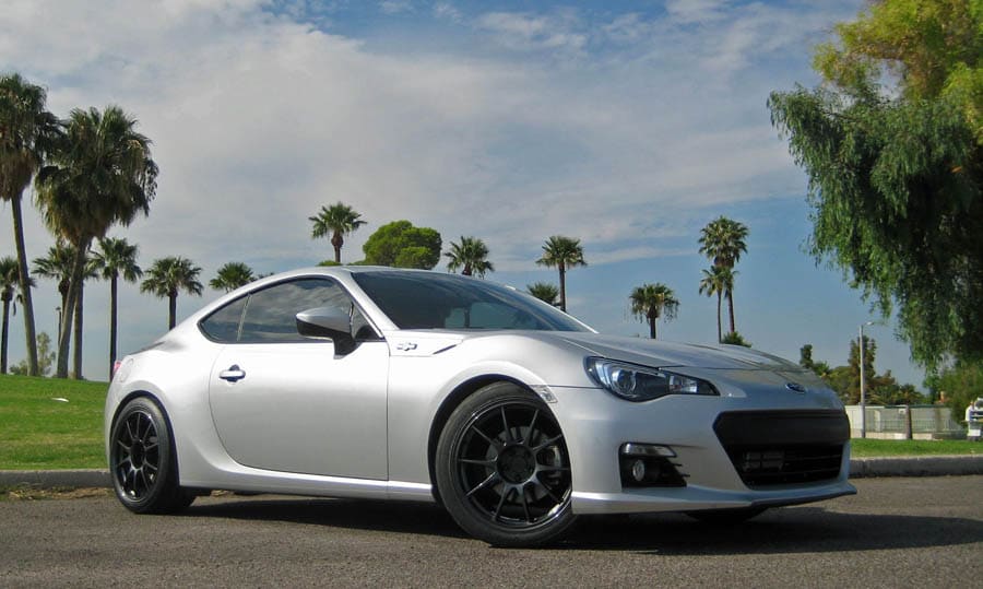 2013 Subaru BRZ with 18x8.5 WedsSport TC105N wheels