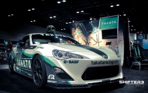 2013 Subaru BRZ with 18x8.5 WedsSport TC105N wheels