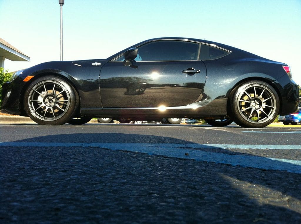 2013 Scion FR-S with 18x8.5 WedsSport TC105N wheels