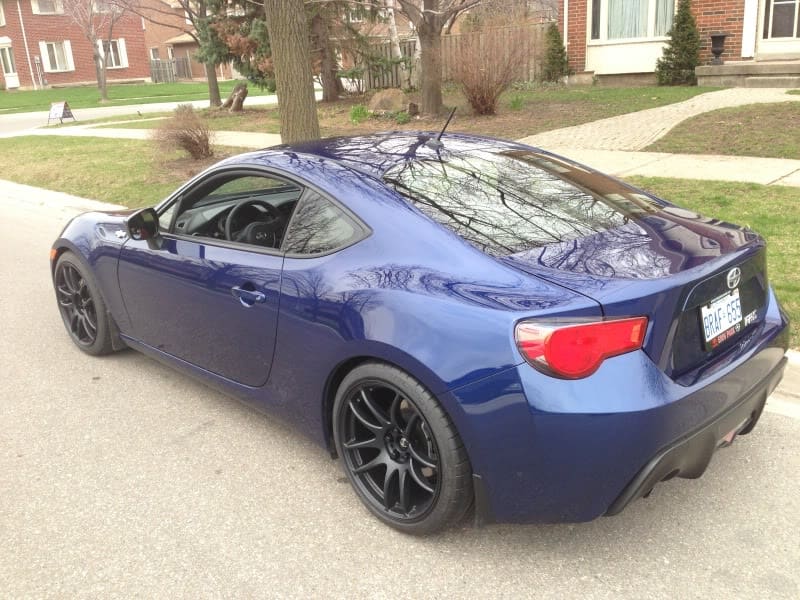 2013 Scion FR-S with 18x8.5 Work Emotion CR Ultimate "Kiwami" wheels