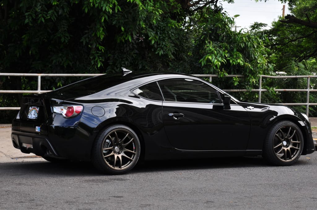 2013 Scion FR-S with 18x8.5 Work Emotion CR Ultimate "Kiwami" wheels