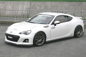 2013 Subaru BRZ with 18x8.5 Work Emotion Kiwami wheels